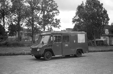 811079 Afbeelding van bluswagen N5 van de Utrechtse brandweer.